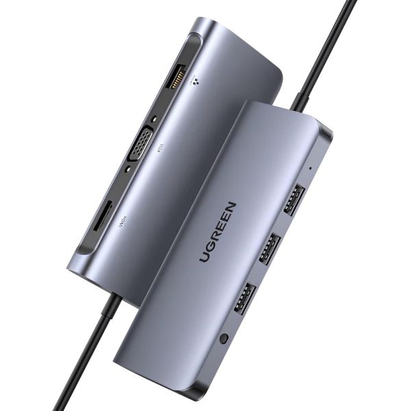 Adaptador Multifunción UGreen USB-C 10 en 1 15601 - Gray