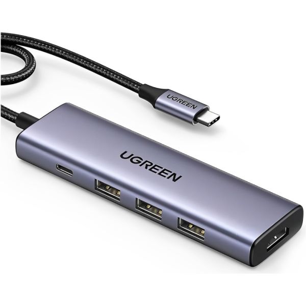 Adaptador UGreen USB-C 5 en 1 15596 - Gray