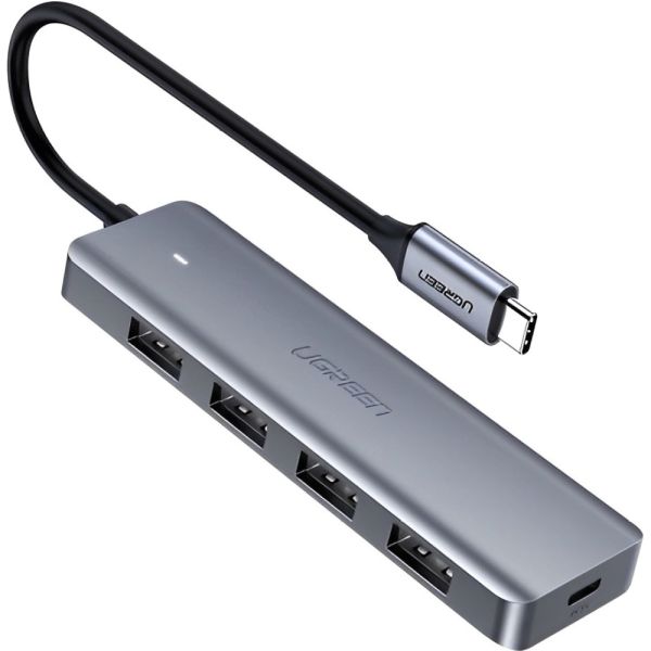 Adaptador UGreen USB-C 4 en 1 70336 - Silver