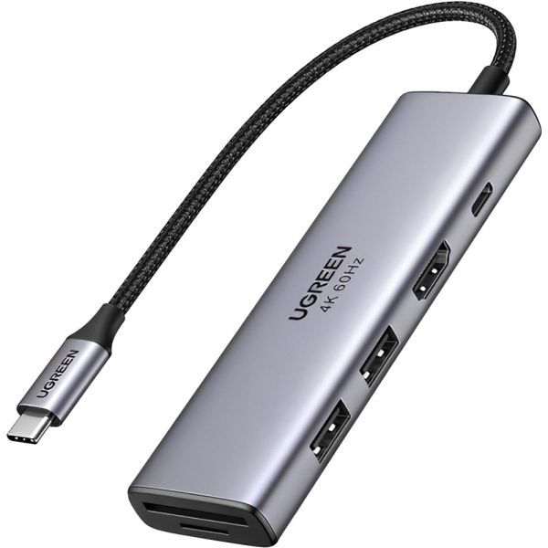 Adaptador Multifunción UGreen USB-C 6 en 1 60384