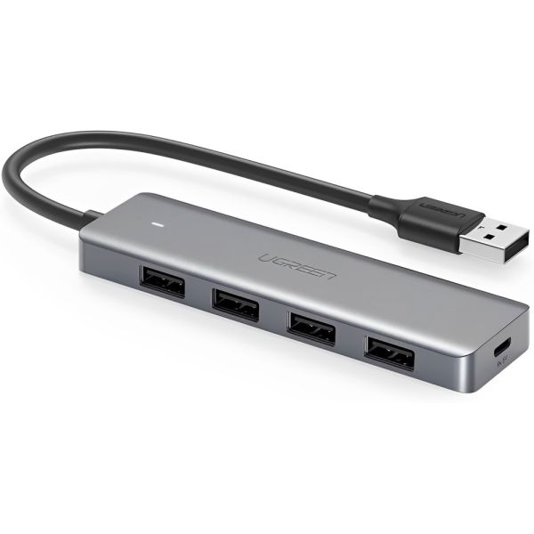 Adaptador Multifunción UGreen USB-A 4 en 1 50985 - Silver