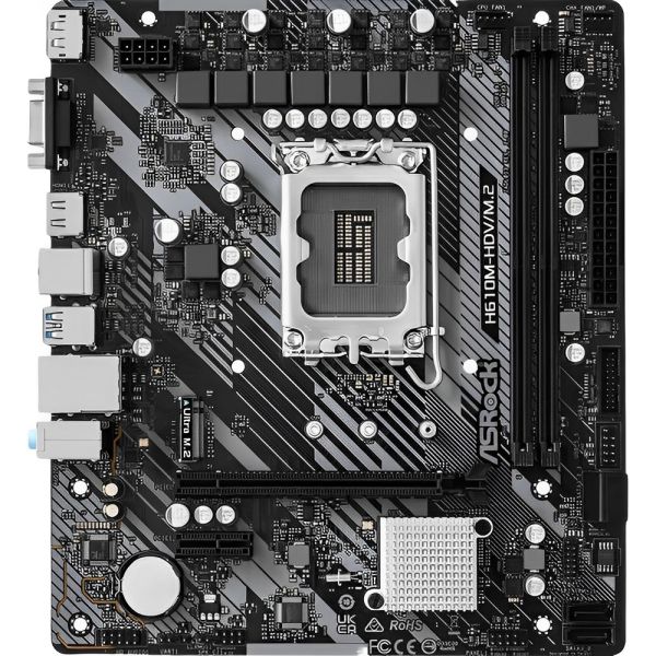 Placa Madre ASRock H610M-HDV/M.2 R2.0 LGA 1700 DDR4