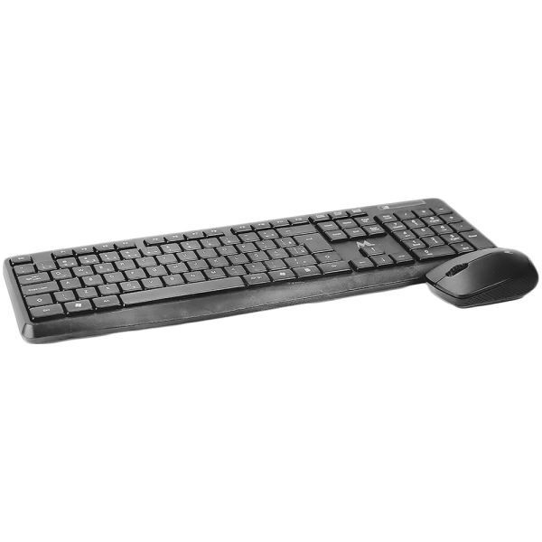Kit Teclado + Mouse Inalámbrico Mtek KM-5239 - Negro (Portugués)