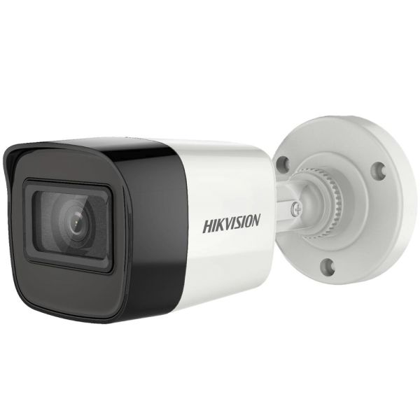 Cámara de Vigilancia Hikvision Bullet DS-2CE16U1T-ITPF 8MP 4K Externo - Blanco/Negro