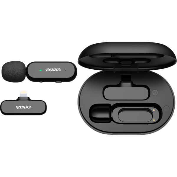 Micrófono Inalámbrico Satellite A-MK152 Lightning para iPhone - Negro
