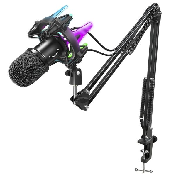 Micrófono Fifine K651 RGB con Kit de Streaming y Podcast