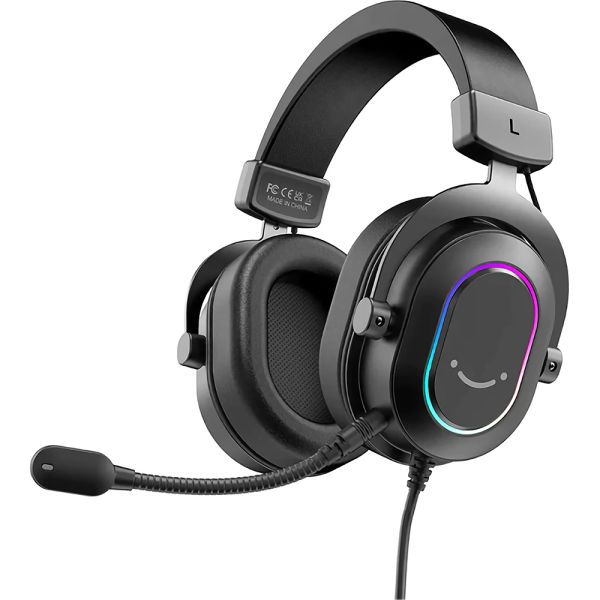 Auricular Gamer Fifine Ampligame H6 7.1 RGB - Negro