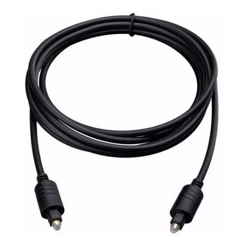 Cable Óptico OD2.2MM Quanta QTCOD03 - Negro 3 Metros