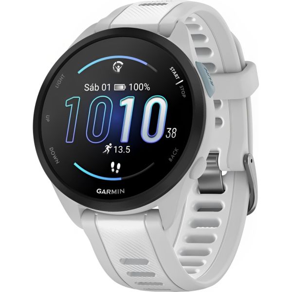 Reloj Smartwatch Garmin Forerunner 165 Basic - Mist Gray/Whiteston (010-02863-21)