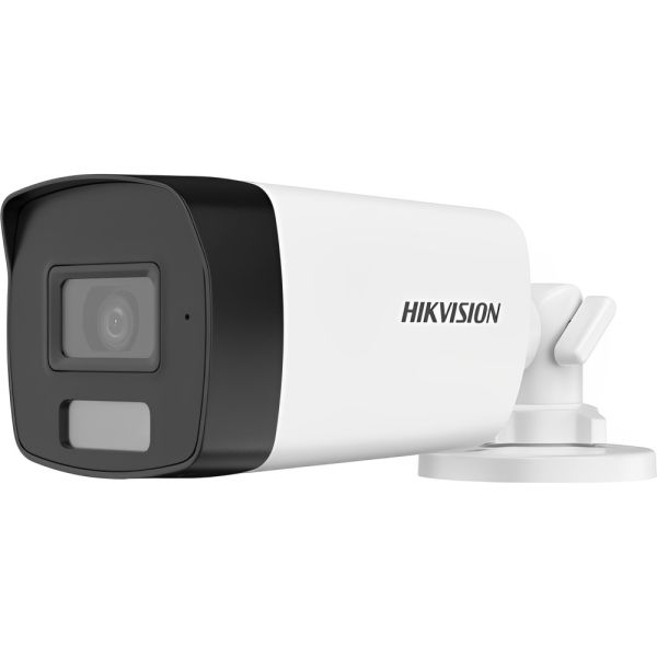 Cámara de Vigilancia Hikvision Bullet DS-2CE17D0T-LFS Hybrid Light Audio - Blanco/Negro