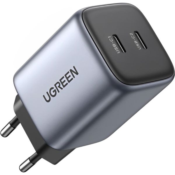 Cargador de Pared Ugreen Nexode 90573 45 W 2 Puertos USB-C (EU) - Gray