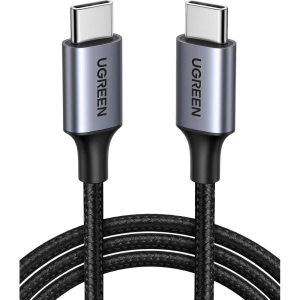 Cable Ugreen USB-C a USB-C 50150 - Negro 1 metro