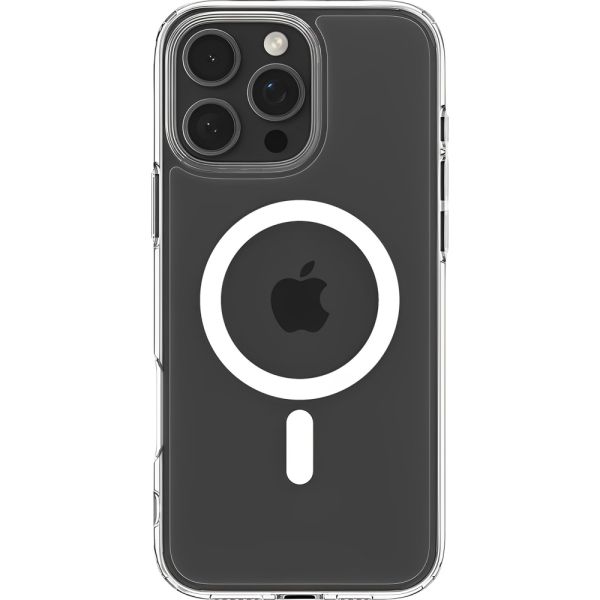 Estuche Protector Spigen MagFit para iPhone 16 Pro Max Crystal Hybrid - White (ACS08032)