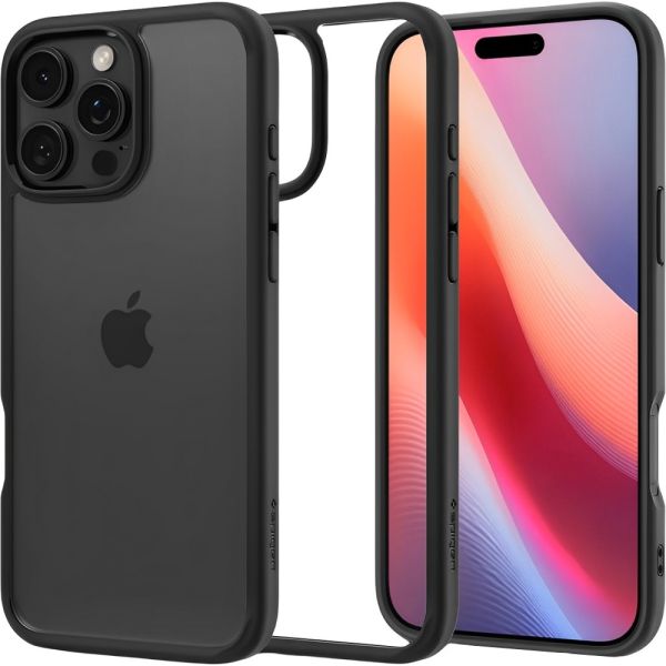 Estuche Protector Spigen Crystal Hybrid para iPhone 16 Pro Max
