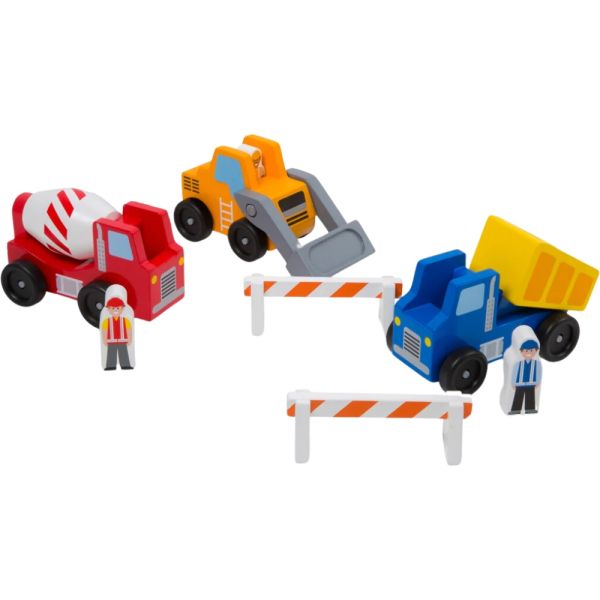 Set de Construcción de Madera Melissa & Doug 656 - 7 piezas