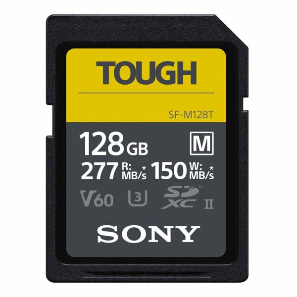 Memoria SD Sony TOUGH Serie SF-M 277/150 MB/S U3 128 GB