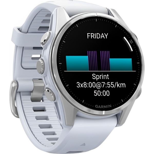 Reloj Smartwatch Garmin Fenix 8 Amoled - Plata (010-02903-00)