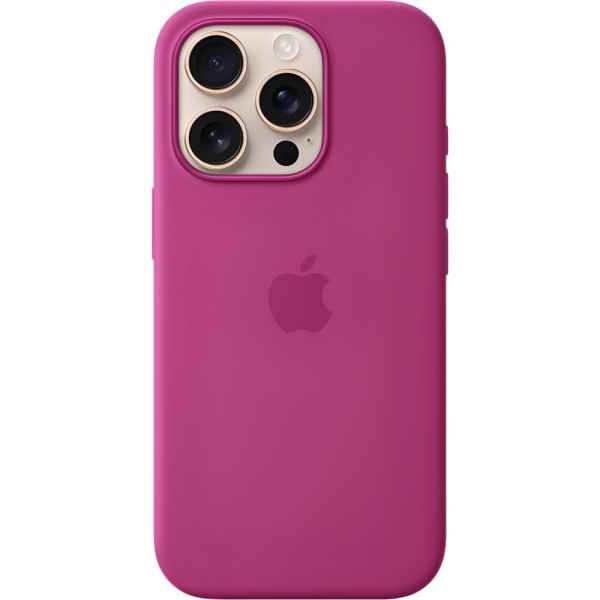 Estuche Protector Apple Silicona MYYN3ZM/A para iPhone 16 Pro con MagSafe - Fucsia