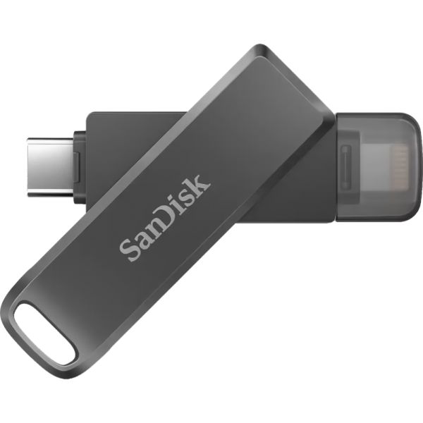 Pendrive Sandisk iXpand Flash Drive Luxe 256 GB - Negro