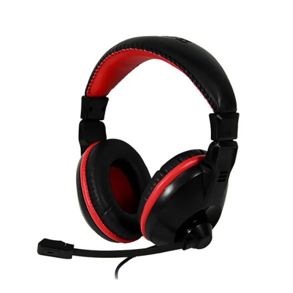 Auricular Gamer Satellite AE-265 3.5mm - Negro/Rojo