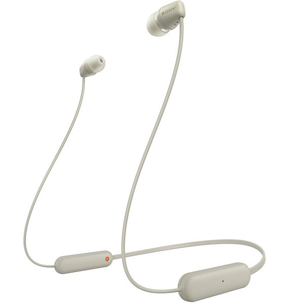 Auricular Sony In-Ear WI-C100 Bluetooth - Taupe
