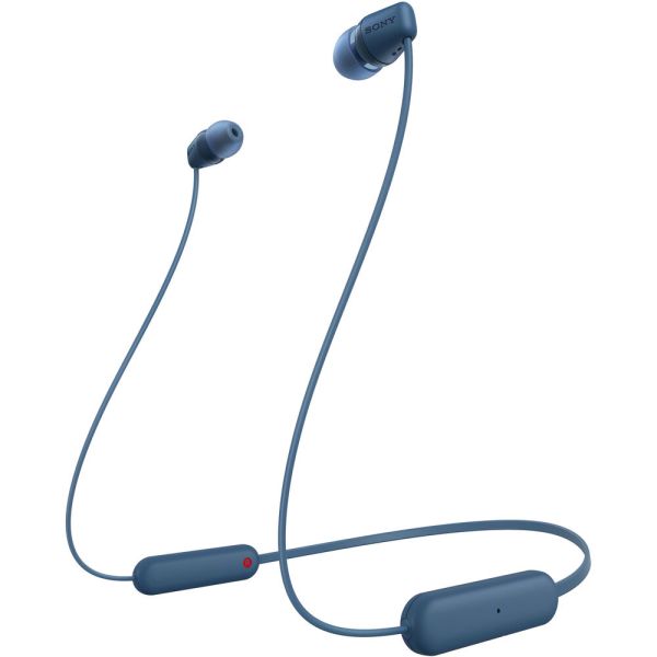 Auricular Sony In-Ear WI-C100 Bluetooth - Azul