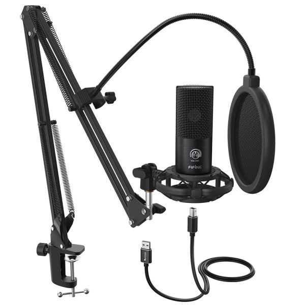 Micrófono Fifine T669 USB con Kit de Streaming y Podcast