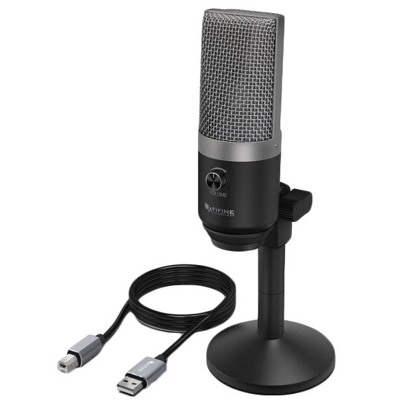 Micrófono Fifine K670 USB - Negro/Plata