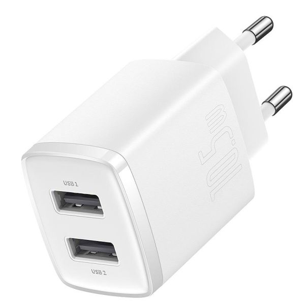 Cargador Baseus CCXJ010202 Compact 10.5 W - White