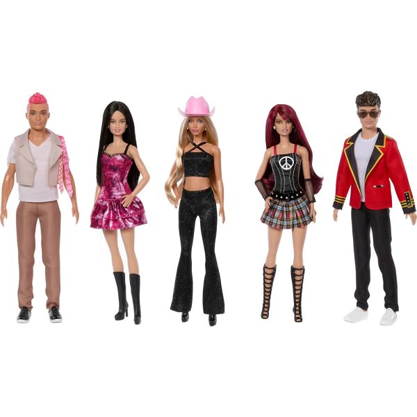 Set de Muñecos Mattel Barbie RBD HXJ69 - 5 piezas