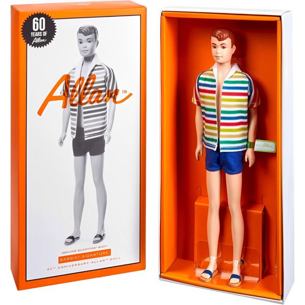 Muñeco Mattel Barbie Signature Vintage Allan del 60.º Aniversario HRM87
