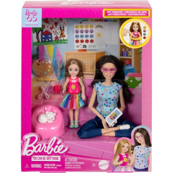 Muñeca Mattel Barbie Carreras Terapia de Arte (HRG48)