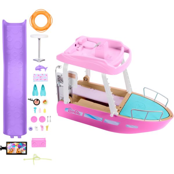 Bote de Los Sueños Mattel Barbie (HJV37) con Accesorios