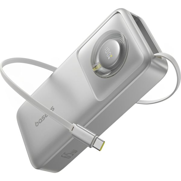 Cargador Portátil Baseus Free2Pull P10073701843-00 30 W 10.000 mAh - Gris