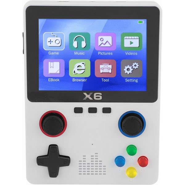 Consola Portátil VJ X6 Retro - Blanco