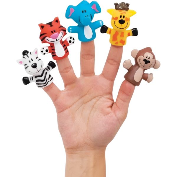 Marionetas de Dedo Buba Animales de Safari BUB7284 - Multicolor