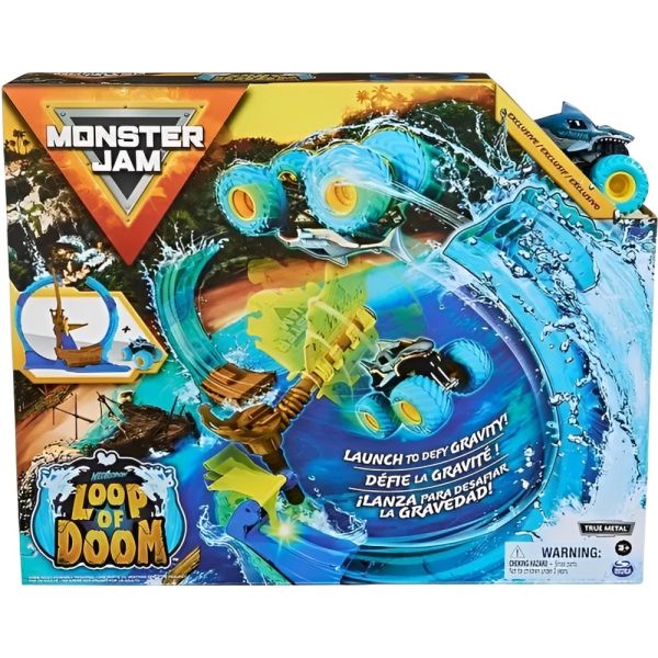 Monster Truck Monster Jam 1:64 SPI6070018 Megalodon Loop Of Doom