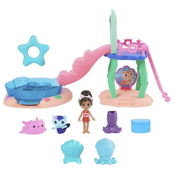 Set de Figuras Gabby's Dollhouse Playset de Piscina