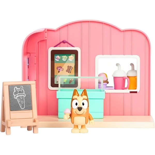 Set Muñecos Moose Toys Bluey Ice Cream Shop