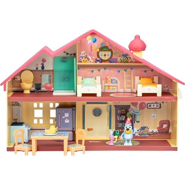 Set Moose Toys Bluey Celebration Home MO17669 - 11 piezas