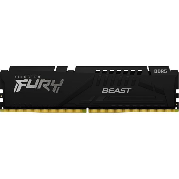 Memoria RAM DDR5 Kingston 5200 MHz 16 GB Fury Beast KF552C36BBE-16 - Negro