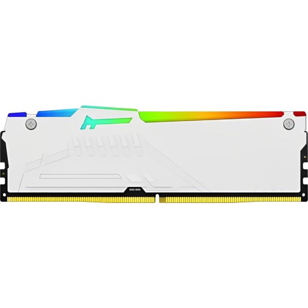 Memoria RAM DDR5 Kingston 6000 MHz 16 GB Fury Beast RGB KF560C36BWE2A-16 - Blanco