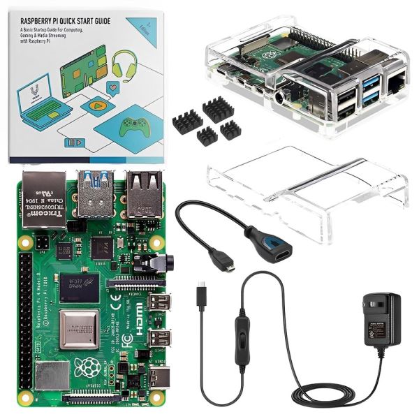 Mini PC Raspberry PI 4 Kit Starter Plastic 4 GB