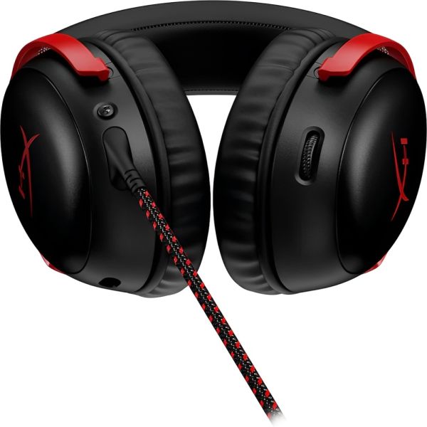 Auricular Gamer HyperX Cloud III 3.5mm - Negro/Rojo