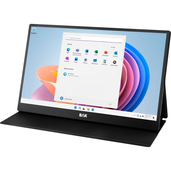 Monitor Portátil BAK BK-1563-T IPS 15.6" Full HD - Negro