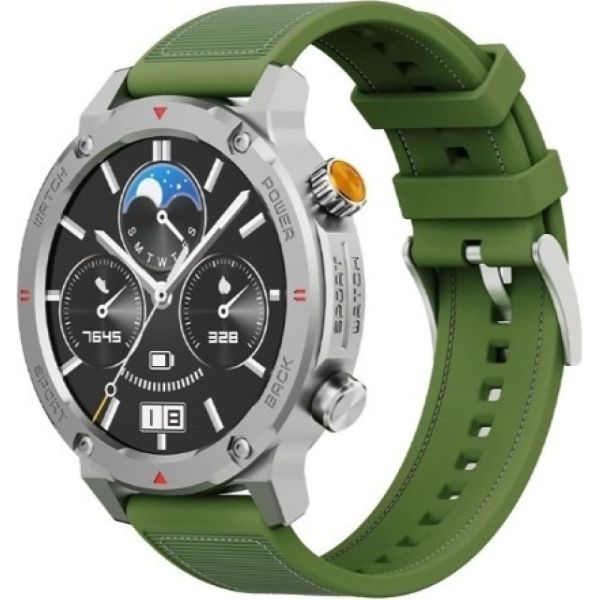 Reloj Smartwatch Imilab Imiki Explorer Scout C1 Masculino - Silver/Green