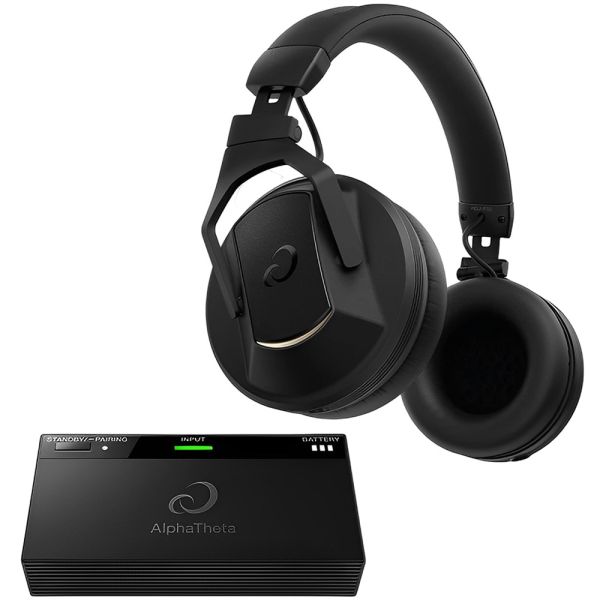 Auricular Pioneer AlphaTheta DJ HDJ-F10 con Transmisor Inalámbrico - Black