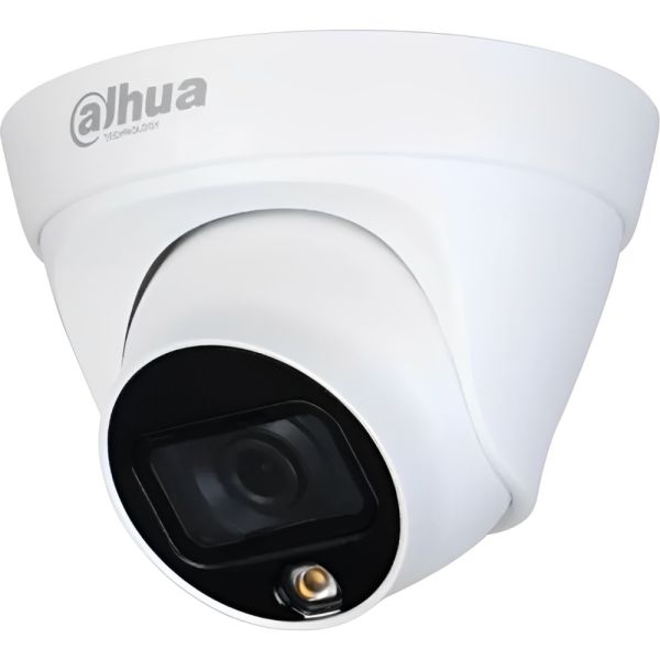 Cámara de Vigilancia IP Dahua Domo DH-IPC-HDW1239T1-LED-S6 2.8mm - Blanco/Negro
