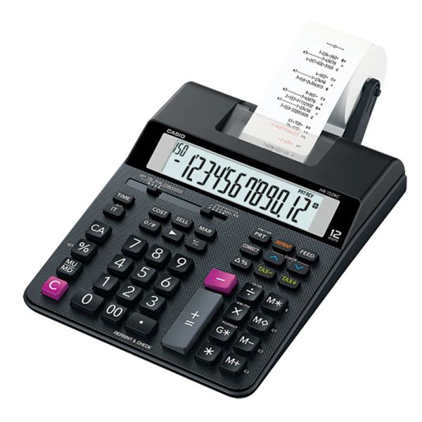 Calculadora con Bobina Casio HR-150RC - Negro