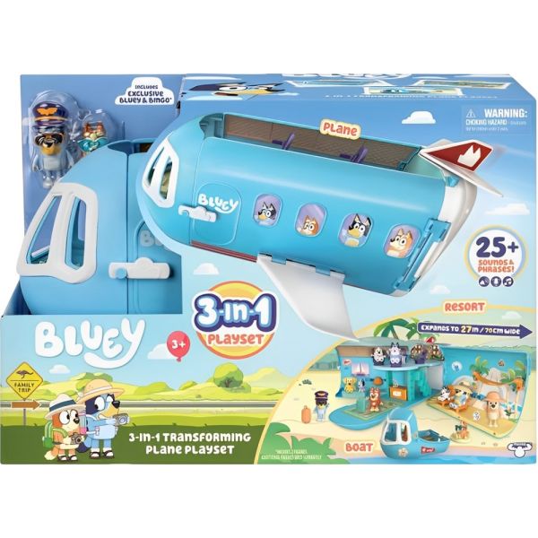 Avión Transformable 3 en 1 Moose Toys MO17670 - 14 piezas